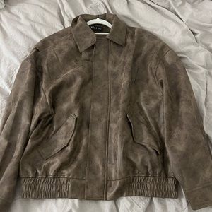 Princess Polly Kenny bomber in chocolate